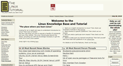 Desktop Screenshot of linux-tutorial.info